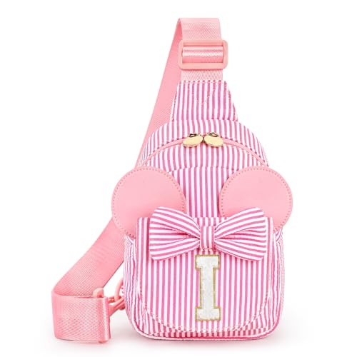 Image of Mibasies Sling Bag for Girls Gift, Toddler Girl Toys, Pink I | Cute Design, Adjustable Strap, Premium Durable Materials, Ideal Gift for Girls 4-6 for Birthdays, Christmas & Holidays