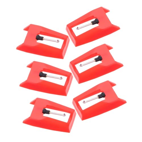 GREENADSCAPE Record Player Stylus 6pcs Vinyl Turntable Needles Universal Fit Simple Structure Accurate Sound