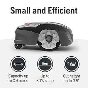 Husqvarna Automower 115H 4G Robotic Lawn Mower with Patented Guidance System Automatic Lawn Mower with Self Installation and Ultra Quiet Smart Mowing Technology for Small to Medium Yards 04 Acre