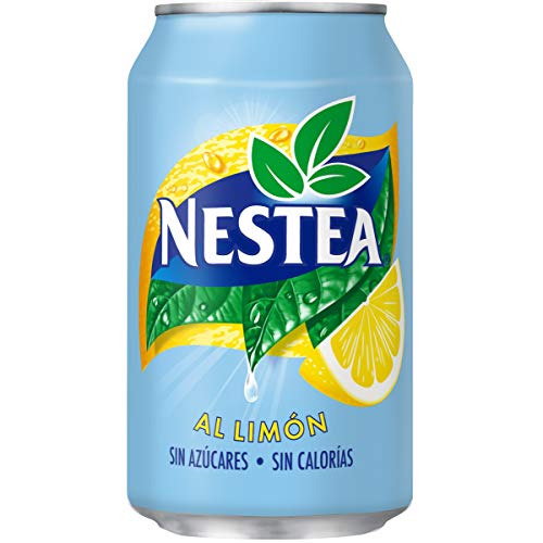 Nestea - Limon Light, Refresco de té sin gas, 330 ml (Pack de 12), Lata Cover