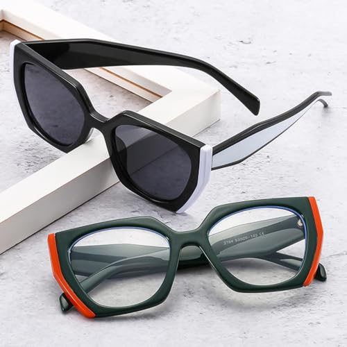 Lunettes œil de chat polygonales pour vos terrasses et sorties d'été