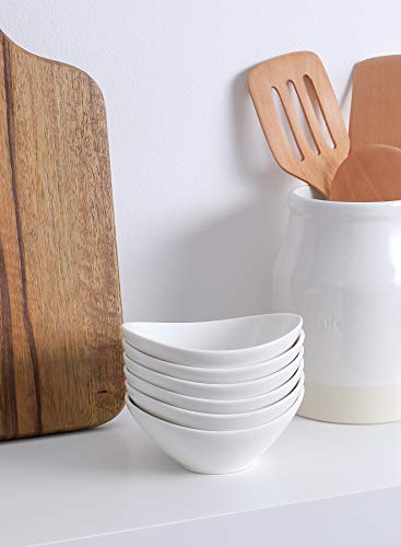 Teocera BOWLS-ODD S SET6-WHITE Porcelain Small Bowls, Dessert Bowls Set thumb #6