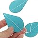 HOMOCONO Regentropfen Girlande Aus Iridescent Papier 1 2M Lange Dekoration FüR Hochzeit Baby Shower Party Und Festliche AnläSse 9 StüCk in Bunt