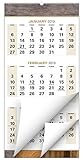 2017 Wall Calendar, 3 month view, 13
