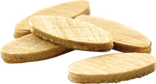 wolfcraft 2995404 Compressed Wafer Shaped Wood Joining Biscuits for Joining Wood Pieces, #R3, 90 Piece Jar