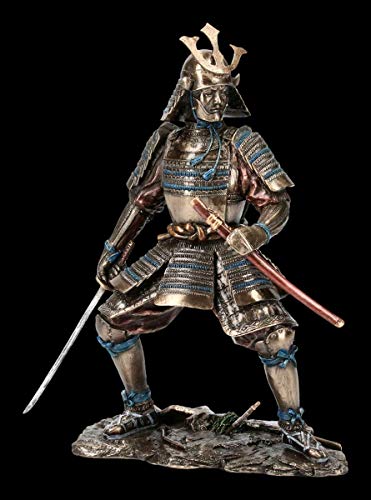 Unbekannt Samurai Figurine - Guerrier en Armor avec Deux Epées Japonais Guerrier, Figurine de...