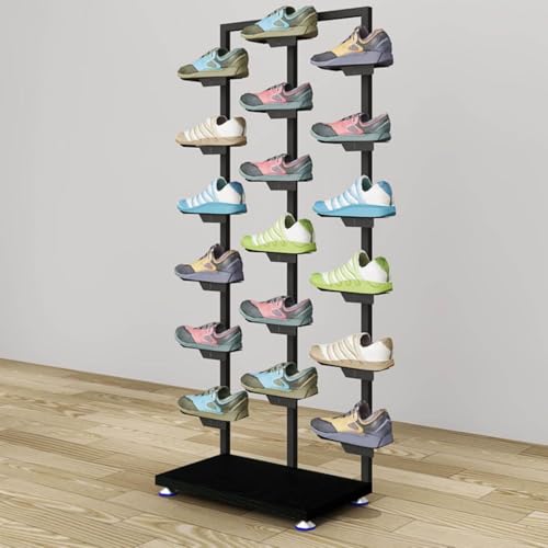 Solution d'affichage pour magasin : étagère à chaussures en métal