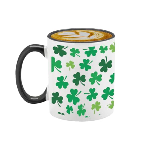 St. Patrick's Day Shamrock Coffee Mug St Patricks...