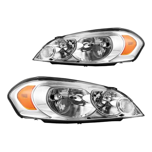 Image of Torchbeam Headlight Assembly, Replacement for Impala 2006-2013,Impala Limited 2014-2016, Monte Carlo 2006-2007, Passenger and Driver Side 2pcs