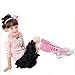 Deer Mum Girl's Princess Style Knee High Cotton Socks 3Y-7Y