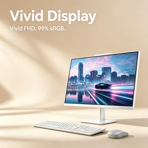 Image of Lenovo A100 24 inch FHD IPS All in One Desktop for Home&Office Core i3 N305