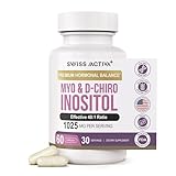 Swiss Activa+ Labs Myo Inositol Supplement & D-Chiro Inositol Supplement - Premium Hormone Balance for Women & PCOS Supplements - Regulate Menstrual Cycle - Ovarian Support - 30 Days Supply