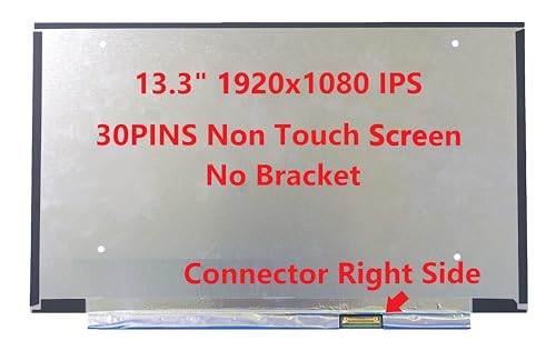 Image of New LCD Replacement Screen (Non Touch) 13.3 Inch IPS (No Brackets) B133HAN05.A FHD 1920x1080 30 Pin for Lenovo PN SD10S56639 FRU 02HL703 for Laptop /Display /Screen /LCD Application