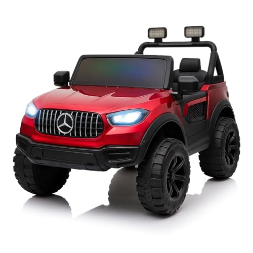 Image of Kawaii Kids 12V 4x4 Battery Operated Ride-On SUV for Kids with Parent Remote Control, Bluetooth, LED Lights, Corrosion-Resistant Paint, Big Size Electric Car for Boys & Girls Age 2-8 Years