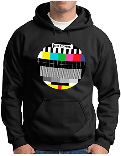 Sweat à capuche sans signal TV idée cadeau originale homme nostalgique TV