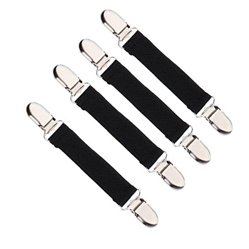 2Xstainless Steel Mitten Clip Elastic Glove Clips For Kids Toddler Black | Womens Accessories | Other Womens Accessories-image-2