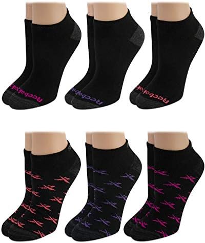 Reebok Girls’s Athletic Socks – Light-weight Low Lower Socks (6 Pack)