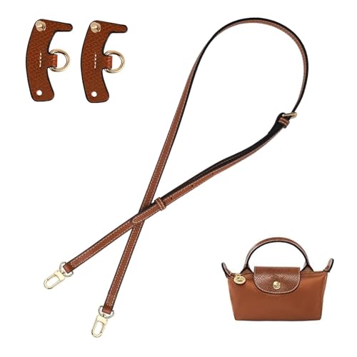Image of Hap Tim Leather Purse Straps, Adjustable Replacement Crossbody Shoulder for Handbag, Mini Bag, Cross Body Purse
