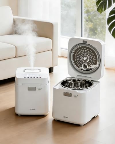 Mifasol Stainless Steel Humidifier, 3.3L Warm Mist Humidifiers for Bedroom, Easy Clean Steam...