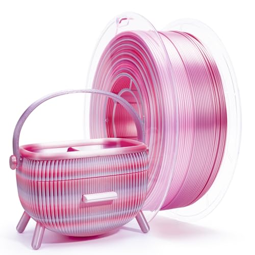Filament ZIRO PLA Różowy Tęczowy Jedwabny (PINK RAINBOW SILK)