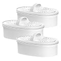 Waterspecialist Filter Replacement for All Waterdrop® Pitcher Filtration System, Fits Waterdrop WD-PF-01A Plus, Reduces PFOA/PFOS, Chlorine, Last Up to 3 Months or 200 Gallons (Pack of 3)