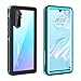 Mishcdea Waterproof case for Huawei P30 Pro, Built-in Screen Protector Shockproof Snowproof Dirtproof Full Body Protective Case Only for Huawei P30 Pro (Blue)
