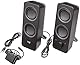 Logitech Z207 Kabellose PC-Lautsprecher, Bluetooth, Stereo Sound, 10 Watt Spitzenleistung, 3.5 mm Eingang, Kopfhörerbuchse, Easy-Switch Feature, EU Stecker, PC/TV/Tablet/Handy - Schwarz