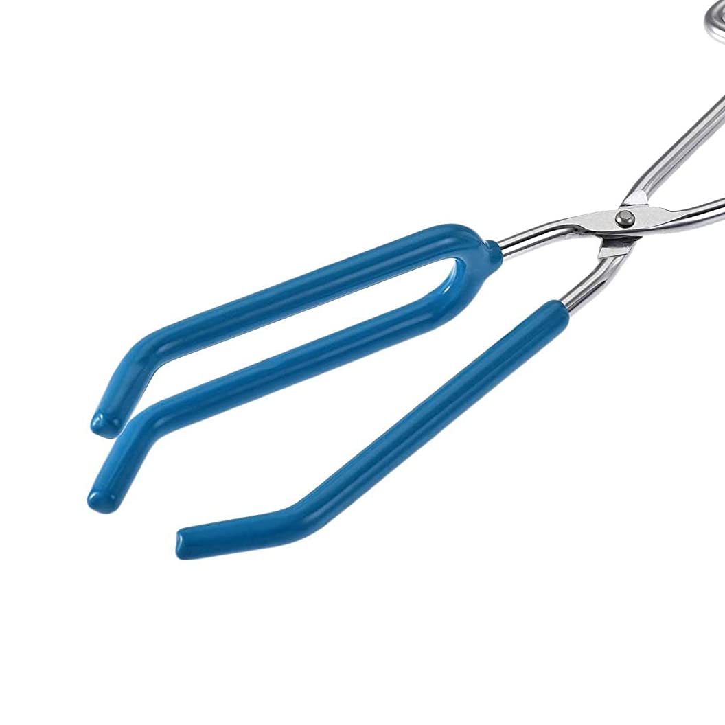 Pinza per Becher da Laboratorio 3 Poli Pinze per Clip per Becher da Laboratorio nel Acciaio Inossidabile Strumento per Clip di Sicurezza Strumento per Scienze