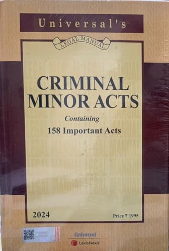 Criminal Minor Acts (157 Important Acts and Rules) with State Ame...