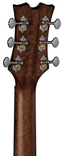 Dean Guitars 6 String St Augustine Dreadnaught Cutaway Solid Top Acoustic/Electric Guitar, Right, Satin Vintage Black Burst (Sa Dread Ce Vb) #TOP6