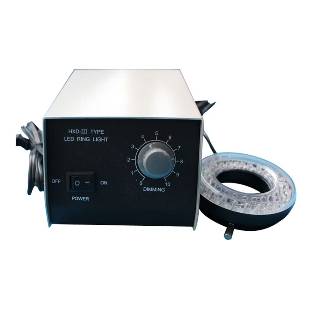 Microscope 60pcs LED Ring Light Adjustable for Microscope 60mm Inner Diameter White Light