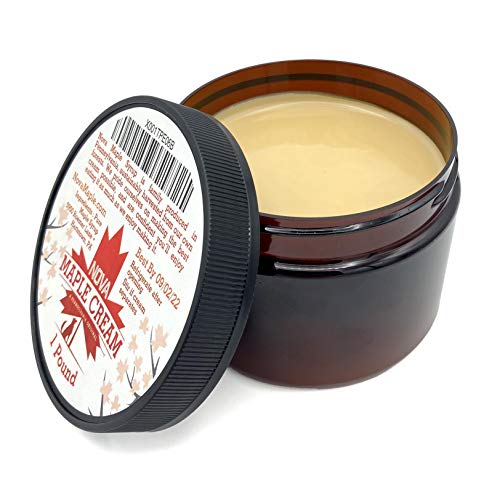 Nova Maple Cream - Pure Grade-A Maple Cream Butter Spread (1 Pound)