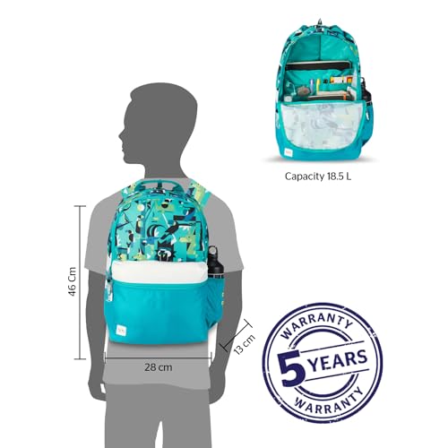 Image of Wildcraft WIKI PACK 3 Compartment Backpack with Sleeve Separator (12967) (Fauna Green)