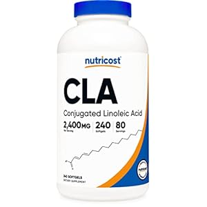 Nutricost CLA (Conjugated Linoleic Acid) 800mg, 240 Softgels