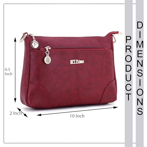 Image of WOMEN MARKS Women's PU Leather Sling /Crossbody Bag stylish look for women /girls