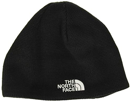 The North Face Youth Bones Recycled Beanie, TNF Black/TNF White, OS