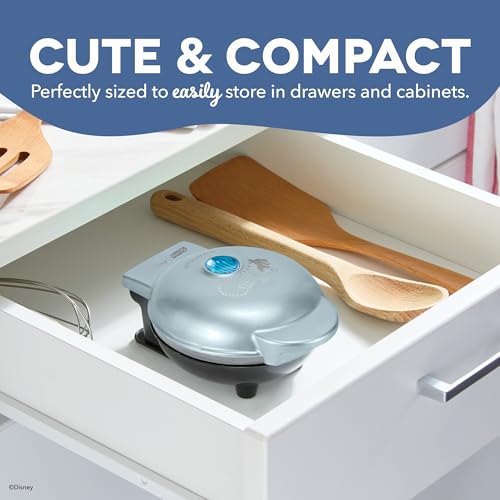 DASH Disney Mini Waffle Maker (Holiday/Stitch in Santa hat)