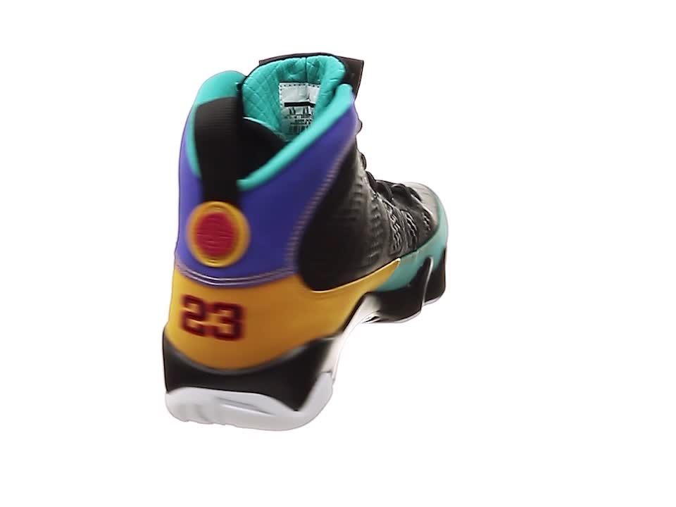 jordan 9s multicolor