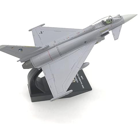 1/100 Eurofighter Typhoon EF-2000 German Air Force Fighter Jet die Casting Model Aircraft Cover