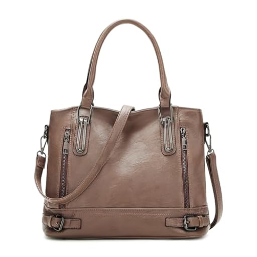 VINBAGGE Bolso a Cuero tracolla PU para Mujeres Messenger Hobo Bolsa Tote Gran Capacidad para Trabajo Compras Fiesta Viajes | Ya disponible en tu tienda friki favorita! En mundofriki.es!
