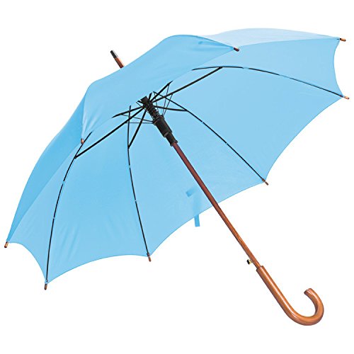 ohne Markenname Automatik-Regenschirm hellblau ohne Markenname Automatik-Regenschirm hellblau