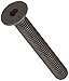 Unbrako 1106289 Class 12.9 Alloy Steel Socket Cap Screw, Black Oxide Finish, Flat Head, Hex Socket Drive, Meets ANSI B1.13M, Right Hand Threads, M5-0.8 Thread Size, 35 mm Length, Fully Threaded (Pack of 200)
