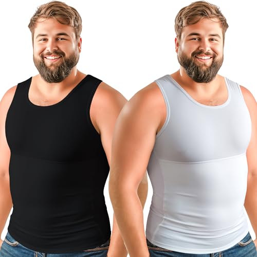 Compression Shirt for Men | Gynecomastia Compression Top XXL Bundle