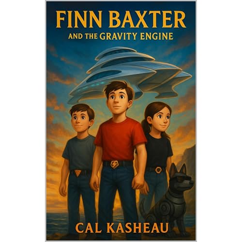 Finn Baxter and the Gravity Engine Audiolibro Por Cal Kasheau arte de portada