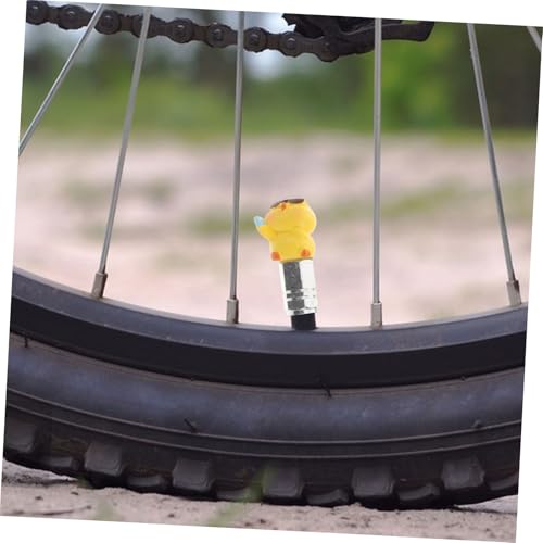 4pcs Cute Duck Tapones para Válvula de Neumáticos de Bicicleta Convertidor Protector Mejorando Tu Experiencia de Ciclismo miniatura 4