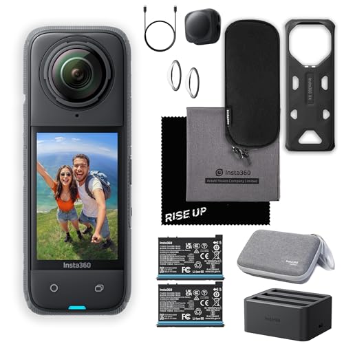 Insta360 X4 h 8K 360 ANVJ p[pbN obe[Lbg | CuXg[A72MP 360ʐ^A4KLprfIJ | \obe[AYLbvAL[P[XA[dnut
