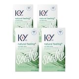 K-Y Natural Feeling with Aloe Vera Lubricant, 1.69 oz. (Pack of 4)