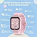 Kipywatch Smart Watch for Kids - Kids Watch with GPS Tracker & Safe Zones Alert – SMS, Voice & Video Call with School Mode – Parental App, Subscription Required - Gifts for Girls 3-12 - Pink