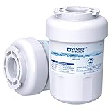 Waterspecialist MWF Replacement Refrigerator Water Filter, Compatible with GE MWF, SmartWater, MWFP, MWFA, GWF, HDX FMG-1, WFC1201, GSE25GSHECSS, PC75009, RWF1060, 197D6321P006 (Pack of 2)