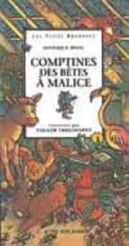 Hardcover Comptines des bêtes à malice [French] Book
